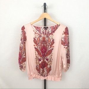 Womens Paisley Blouse